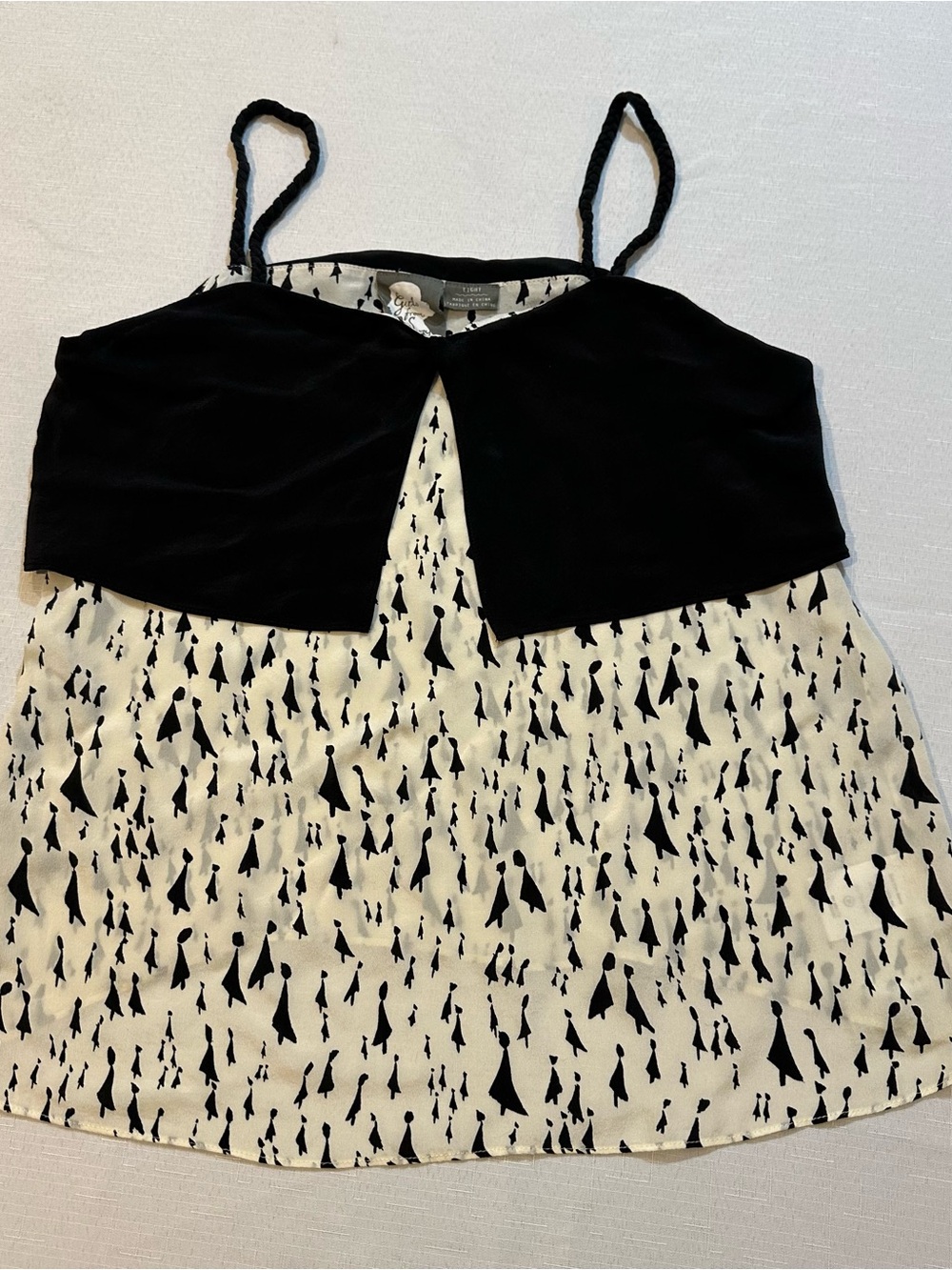Girls from Savoy 100% Silk Velvet Cami Size 8
